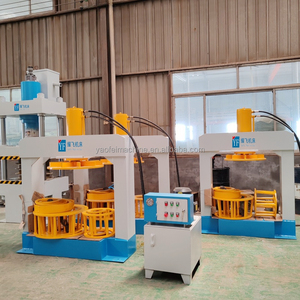 Presse hydraulique multifonctionnelle à double colonne 100T avec moteur et pompe pour le démontage des pneus pleins et l'alignement des roues - Product Image 4