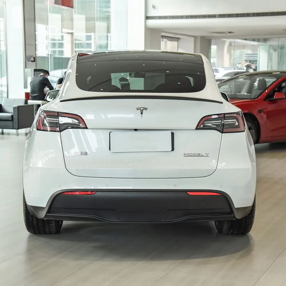 Modello Tesla Y parasole auto elettrica in fibra di carbonio