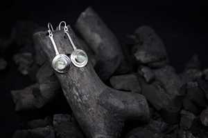 Boucles d'oreilles pendantes élégantes en argent sterling 925 avec pierre précieuse aigue-marine pour femme, bijoux raffinés pour mariages, fêtes et usage quotidien - Product Image 3