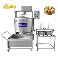 Chaîne de production semi-automatique de ricotta et de fromage cottage à partir de lait de chèvre, avec presse à fromage, à prix bas