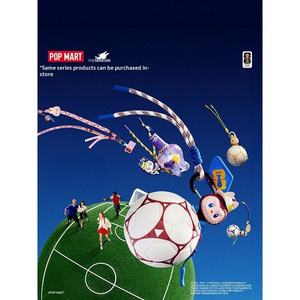 Auténtica Caja Sorpresa de la Serie MONSTERS X FIA de PPmart, Mini Bolsa con Forma de Balón de Fútbol, Regalos Periféricos - Product Image 2