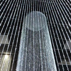 Accesorios de decoración de carretera para escenario de boda, anillo de salón de bodas, borla, techo, mariposa voladora, línea de cuentas, cortina, colgante circular Muxue - Product Image 4