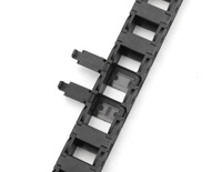 R28 18X18mm 1M Support de chaîne de traînée de câble flexible en plastique noir pour imprimante 3D et machines CNC