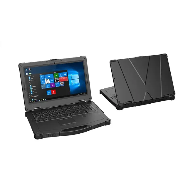 New 15.6" Rugged Laptop Intel I7 1165G7 Processor with Dual Battery Industrial Notebook for Business Use Dual Fan Cooling