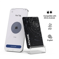 ATUVOS Double version iOS Android Compatible avec Find My/Google Find Hub Étanche IP67 Longue portée Positionnement global GPS Navigation