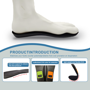 Nuevo Eva Sole Ecológico Diseño personalizado Logo Color Amortiguador Venta al por mayor Personalizado Arco Soporte Unisex Deportes Plantillas - Product Image 3