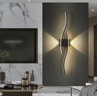 Applique Murale LED Moderne à Cadre en Fer pour Salon, Fond de Télévision et Chevet de Chambre – Design Luxueux et Simple – Garantie 3 Ans