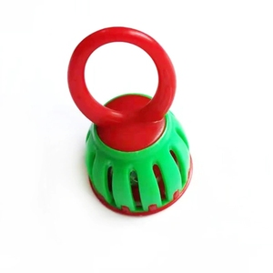 Wholesale Hollow Cage Shape Plastic Hand Bell Infant Grasp Shaker Orff Percussion Instrument - Product Image 2