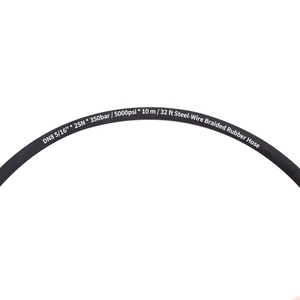 DN8 5/16 "* 350 бар 5075 psi * <span class=keywords><strong>2SN</strong></span> стальной провод плетеный резиновый шланг для мойки давления в сборе с M22 поворотным коннектором - Product Image 5