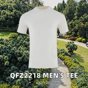 T-shirt blanc uni pour homme, col rond classique en coton, manches courtes, tee-shirt décontracté basique, haut d'été, coupe régulière, streetwear quotidien - Product Image 2