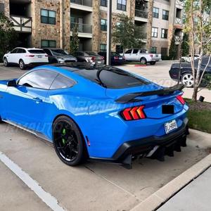 Diffuseur de pare-chocs arrière de voiture 5 mm, spoiler noir brillant, pièce de modification pour Ford Mustang 2022-2024, accessoires de voiture - Product Image 3