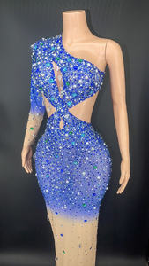 若い女性のためのエレガントなプロムイブニングパーティードレスロングドレス - Product Image 5