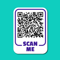 Autocollants adhésifs personnalisés en vinyle avec code QR - Formes découpées résistantes à l'eau pour réseaux sociaux, expositions, cadeaux, avec impression laser
