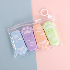 Creativo Paw highlighlighter penna obliqua spazzola punta Graffiti pittura ad alto livello di aspetto cancelleria all'ingrosso Mini per gli studenti - Product Image 2