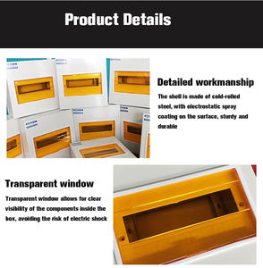Composants et pièces Chint Boîtier de commande d'éclairage <span class=keywords><strong>triphasé</strong></span> série PZ30 avec panneau anti-poussière Équipement de distribution d'énergie - Product Image 6