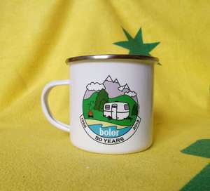 Taza de Esmalte Vintage, Lista para Sublimación, Impresión Personalizada, Cerámica, Porcelana Blanca - Product Image 3