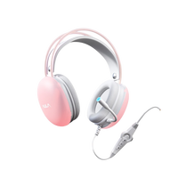Casque filaire RGB Bass 50 mm AULA S505 avec réduction de bruit, casque de jeu lumineux pour PC, casque de jeu LED