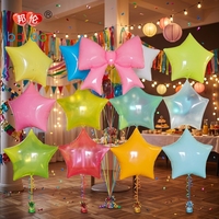 Ballon coloré en PA de 60 pouces (2 m) avec nœud, grand ballon en nylon à hélium personnalisé, décoration en forme de nœud pour fête de remise des diplômes