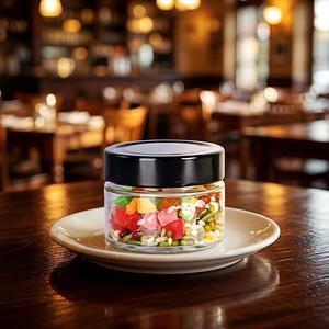 Ensemble <span class=keywords><strong>de</strong></span> bocaux en verre ronds classiques avec couvercle à vis pour le stockage des aliments en cuisine, la mise en conserve, les cornichons, la <span class=keywords><strong>confiture</strong></span>, les conserves - Product Image 1