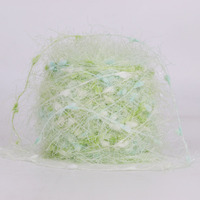 50G clignotant haricot partenaire fil spécial arc-en-ciel tricot à la main Crochet fil d'or fil de laine pour bébé dame écharpe pull gant