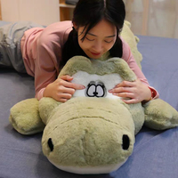 Songshan Jouets Personnalisé Énorme Coussin Peluches Géant Animal En Peluche crocodile Lit Oreiller Doux Dinosaure En Peluche Jouet Grande Taille Enfants Cadeaux