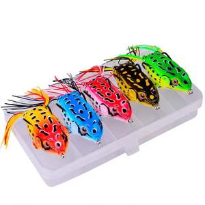 Vente Flash : Leurre Souple Artificiel Thunder Frog avec Paillettes, 5,5 cm, 11 g, en Gel de Silice, Couleur Cuivre, pour la Pêche au Marlin en Lac, Rivière et Ruisseau - Product Image 6