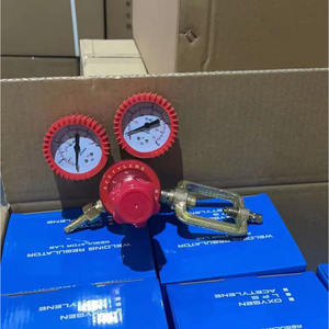 Régulateur de pression de bouteille d'acétylène haute pression, manomètres antichoc pour oxygène, propane, azote, manomètre d'acétylène et de propane - Product Image 3