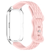Bracelet de montre en silicone texturé avec fermoir papillon pour bracelet intelligent Huawei Band 11 Pro