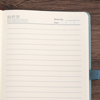 Nouveau 2025 couverture en cuir A5 Plan quotidien livre avec sangle Logo personnalisé Support bloc-notes de haute qualité