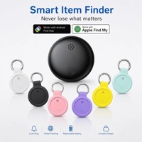 Localisateur d'objets multiplateforme compatible avec Apple Find My et Google Find Hub, traceur anti-perte pour les voyages