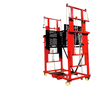 Custom 500kg 2-6m elektrik Remote Control perancah Platform aman Portable mengangkat Hoist - Product Image 1
