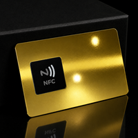 Cartes de visite NFC personnalisées en acier inoxydable de 0,8 mm, gravées sur mesure, gravure laser, QR