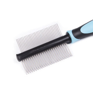 Ev bakım Pet saç çıkarıcı tarak paslanmaz çelik diş tarak köpekler için - Product Image 5