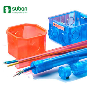 OEM Suban PVCノックアウトスイッチボックスクリアジャンクションプラスチック100% 新しい電気配線スイッチボックス高圧耐久性コンジット - Product Image 3