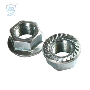 Din 6923 Las tuercas de brida tienen una brida ancha debajo del hexagonal que <span class=keywords><strong>act</strong></span>úa como arandela - Product Image 2