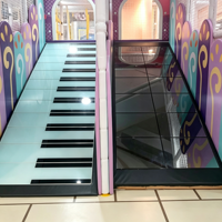 Vente directe usine : Piste de danse musicale interactive LED pour intérieur et extérieur, idéale pour jeux, parcs et fêtes