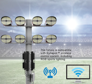 ไฟสปอร์ตไลท์ LED สำหรับภายนอกอาคาร ความสว่างสูง 140lm/W กันน้ำ IP66 กำลังไฟ 500W 600W สำหรับสนามกีฬา สนามฟุตบอล - Product Image 6