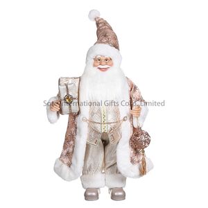 SOTE <span class=keywords><strong>2026</strong></span> Decorazioni Natalizie all'Ingrosso Babbo Natale Rosa Statuetta di Natale Regali di Capodanno Giocattoli Navidad - Product Image 1