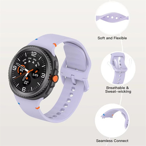 Bracelet de montre en silicone respirant à dégagement rapide sculpté pour Samsung Galaxy Watch 8 - Product Image 3