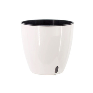 Maceta Blanca con Autorriego para Plantas Verdes y Ornamentales, Diseño Minimalista Creativo, Suministro Directo <span class=keywords><strong>de</strong></span> Fábrica para Personas con Poco Tiempo - Product Image 5