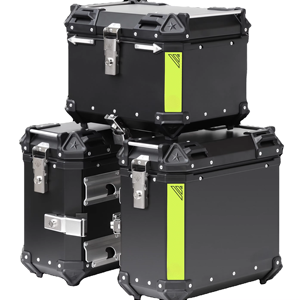 Borse <span class=keywords><strong>Laterali</strong></span> in Lega di Alluminio 43L+39L Impermeabili a Sgancio Rapido <span class=keywords><strong>per</strong></span> <span class=keywords><strong>Moto</strong></span> e Maxi-Scooter, Retrofit/Upgrade - Product Image 2