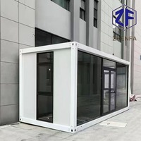 Cabine conteneur modulaire démontable de qualité commerciale 10 pieds en acier pour laboratoire mobile
