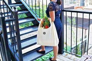 <b>Foldable</b> Cotton Grocery <b>Bags</b> - Product Image 5