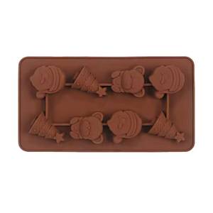 Large Chocolate Christmas Cartoon <b>Silicone</b> Material Cake <b>Baking</b> Diy Mold - Product Image 1