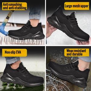 Servicio personalizado Trabajo táctico Deporte al aire libre Trekking Botas de senderismo impermeables Zapatos de punta de acero Seguridad para hombres - Product Image 5