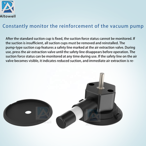 Support de caméra d'<span class=keywords><strong>action</strong></span> pour moto, ventouse robuste de 3 pouces avec pompe manuelle pour pare-brise et casque - Product Image 2