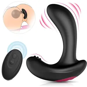 Prostat masaj aleti çift için Anal oyuncaklar elektrikli otomatik şişme silikon popo fiş uzaktan kumanda seks oyuncakları