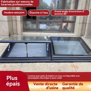 <span class=keywords><strong>Finestre</strong></span> e Porte in Alluminio per Case, Grande Lucernario Scorrevole con Vetro Blindato, Tettoia in Alluminio a Doppio Vetro - Product Image 4