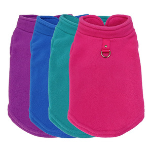 Gilet en velours pour animaux de compagnie, couleur unie, chaud et doux, vêtements pour chiens et chats, confortable pour l'hiver, pour animaux de compagnie de petite et moyenne taille - Product Image 4