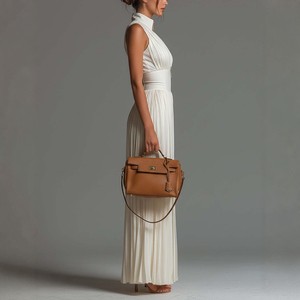 Tuta <span class=keywords><strong>Elegante</strong></span> da <span class=keywords><strong>Donna</strong></span> con Maniche a Mantella, Tinta Unita, Cintura in Vita Alta, Pantaloni a Gamba Larga, per Ufficio, Feste ed Eventi Formali - Product Image 3